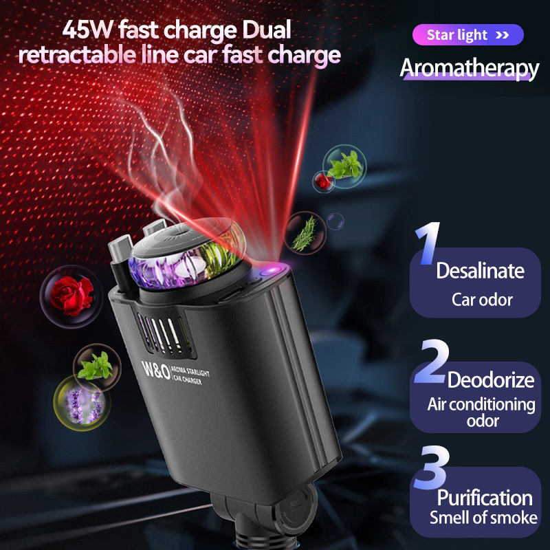 5-in-1 Starlight Car Charger