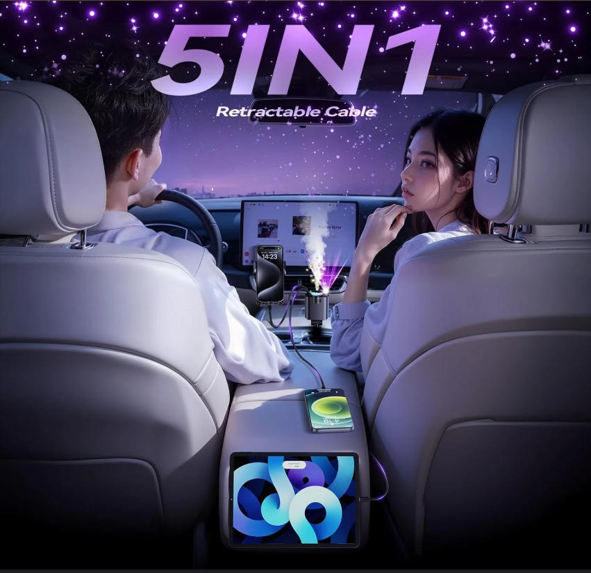 5-in-1 Starlight Car Charger